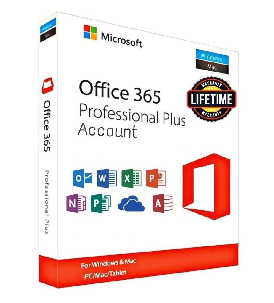 ‎Microsoft Office 365 Pro PC/MAC Lifetime License